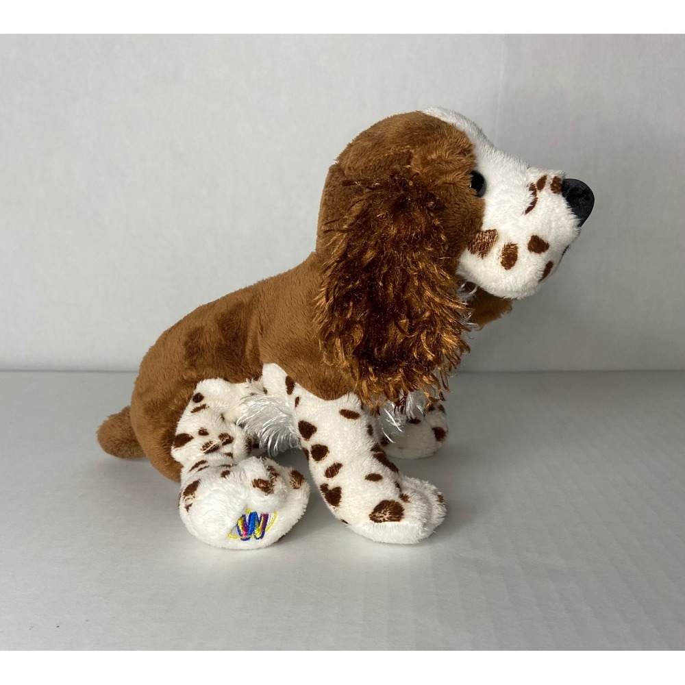 Ganz Springer Spaniel Plush Dog HM170 Stuffed Animal Brown White 8" - Picture 12 of 15